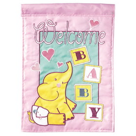 Dicksons 00211 Flag Baby Welcome Polyester 29X42