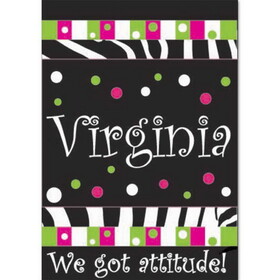 Dicksons 00429 Flag Virginia We Got Attitude! 29X42