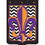 Dicksons 00551 Flag Black Chevron Purple Gold 29X42