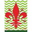 Dicksons 00584 Flag Red Green Chevron Polyester 29X42