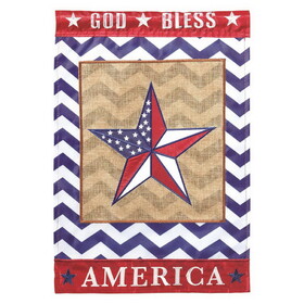 Dicksons 00723 Flag God Bless America Star 29X42