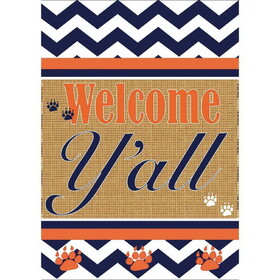 Dicksons 00757 Flag Welcome Yall Polyester 29X42