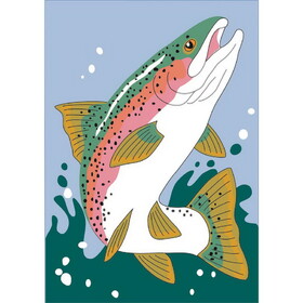 Dicksons 00793 Flag Trout Polyester 29X42
