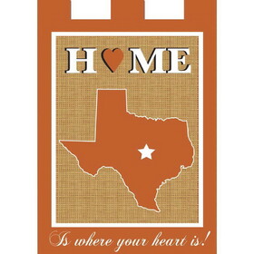 Dicksons 00892 Flag Texas Home Orange White 29X42