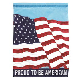 Dicksons 01244 Flag Proud To Be American 13X18