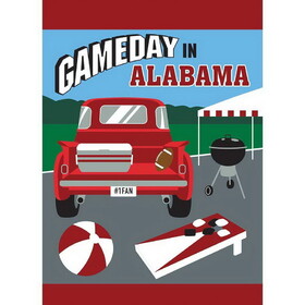 Dicksons 01462 Flag Gameday Alabama Crimson White 13X18