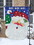 Dicksons 01483 Flag Santa Polyester 13X18