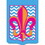 Dicksons 01549 Flag Blue Chevron Fleur-De-Lis 13X18