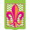 Dicksons 01550 Flag Green Chevron Fleur-De-Lis 13X18