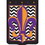 Dicksons 01551 Flag Black Chevron Purple Gold 13X18