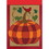 Dicksons 01636 Flag Pumpkin Leaves Burlap 13X18