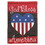 Dicksons 01706 Flag God Bless America Heart 13X18