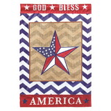 Dicksons 01723 Flag God Bless America Star 13X18