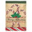 Dicksons 01862 Flag Candy Cane Burlap Polyester 13X18