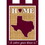 Dicksons 01889 Flag Texas Home Maroon White 13X18