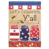 Dicksons 01903 Flag Lets Celebrate Yall 13X18