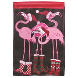 Dicksons 01943 Flag Christmas Flamingos 13X18
