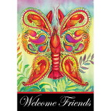 Dicksons 07090 Flag Crawfish Butterfly Polyester 30X44