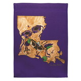 Dicksons 07862 Flag Louisiana Masks Polyester 30X44