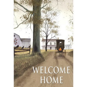 Dicksons 08159 Flag Amish Welcome Home Polyester 13X18