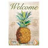 Dicksons 08825 Flag Pineapple Welcome Polyester 13X18