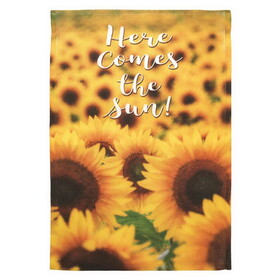Dicksons 08845 Flag Sunflower Here Comes 13X18