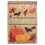 Dicksons 10036 Flag Fall Leaves Birds Blank 13X18