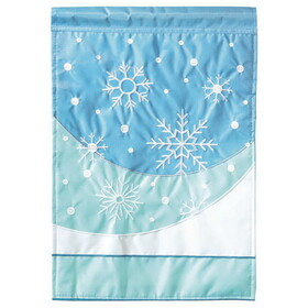 Dicksons 10040 Flag Let It Snow Blank Polyester 13X18