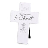 Dicksons 11269 Tabletop Cross Confirmed In Christ White
