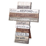 Dicksons 11276 Tabletop Cross Believe Brown Mdf 9