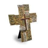 Dicksons 11458 Tabletop Cross Stacked Stone Resin9