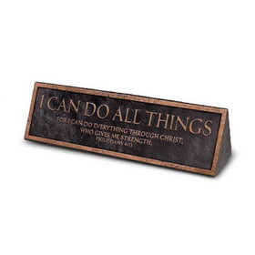 Dicksons 11589 Tabletop Plaque I Can Do All Things6.5"L