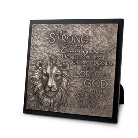 Dicksons 11710 Sculpture Plaque Moments Of Faith Lion