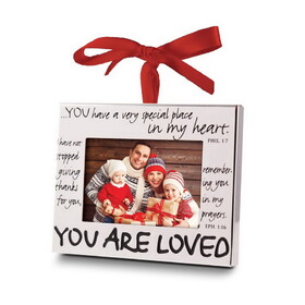 Dicksons 12252 Christmas Ornament You Are Loved Frame