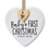 Dicksons 12631 Ornament Heart Tag Babys 1St Christmas