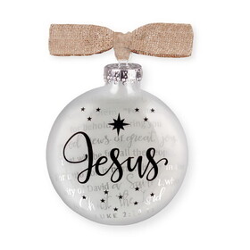 Dicksons 12657 Christmas Ornament Jesus Silhouette 4"
