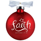 Dicksons 12764 Christmas Ornament Faith Swirl Ribbon 4