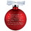Dicksons 12766 Christmas Ornament Believe Swirl Red 4"