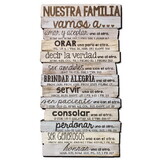 Dicksons 17884 Wall Decor Stacked Nuestra Familia 16.5