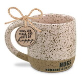 Dicksons 18521 Mug Speckled Stone Hugs Blush 18Oz