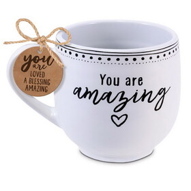 Dicksons 18672 Coffeecup Textured You Are Amazing 18Oz