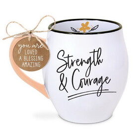 Dicksons 18801 Mug Touch Of Color Strength Courage 18Oz