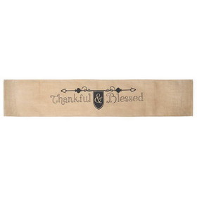 Dicksons 200080 Table Runner Jute-Thankful And