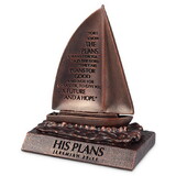 Dicksons 20158 Sculpture Of Faith His Plans Boat 5.25H