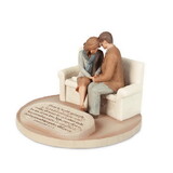 Dicksons 20180 Devoted Sculpture Praying Couple 4.5In