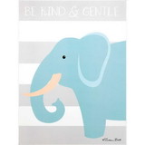 Dicksons 204102 Plaque  Elephant Stripe Mdf 12X16