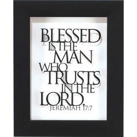 Dicksons 20B-68-1027 Blessed Is The Man Framed Wall DaCor