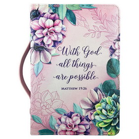 Dicksons 22777XL Bc- "With God All Things"-Pink-Xl