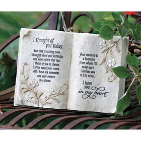 Dicksons 246200 I Thought Of You Today Open Book Plaque