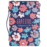 Dicksons 28069XL Bible Cover Hard Shell Grateful X-Large